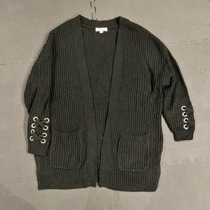 Plus size cardigan sweater